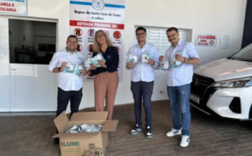 Ilumi faz doação de 100 plafons para modernização da infraestrutura elétrica da Santa Casa de Leme, SP