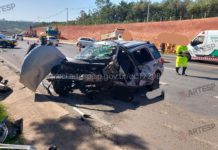 Colisão frontal deixa uma vítima fatal e outra gravemente ferida na Rodovia Wilson Finardi em Rio Claro, SP