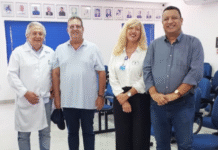 Wagão destaca crescimento da Santa Casa durante visita com Brambilla em Leme, SP