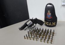 Revólver furtado há mais de 10 anos é encontrado durante limpeza de residência em Leme, SP