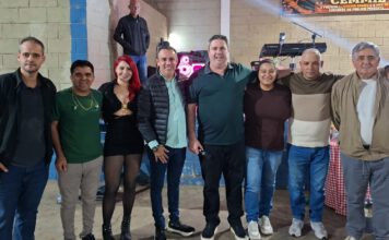Professor Marcelo, prefeito Claudemir Borges e vereadores prestigiam Festa Julina da CEMMIL em Leme, SP