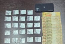 Homem de 31 anos é preso por tráfico de drogas pela equipe de ROCAM em Leme, SP