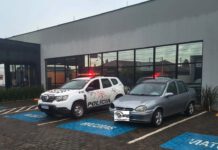Polícia Militar prende dois homens por furto de veículo após perseguição em Leme, SP