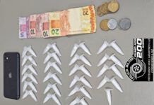 Polícia Militar prende jovem de 22 anos por tráfico de drogas no Jardim Quaglia em Leme, SP