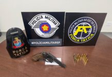 Homem é preso por posse ilegal de arma de fogo no Jardim Vanessa em Leme, SP