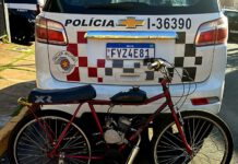 Homem é preso pela FORÇA TÁTICA com bicicleta furtada em Pirassununga, SP
