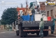 Prefeitura intensifica serviços de limpeza e pintura e inicia ações no bairro Caju em Leme, SP
