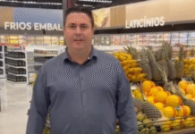 Prefeito Claudemir Borges visita novo Mercado Grick, que chega a Leme gerando mais de 130 empregos