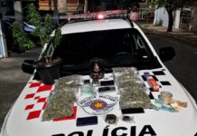 Polícia Militar prende homem com drogas e materiais usados no tráfico em Limeira, SP