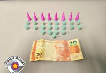 Homem é preso pela Polícia Militar com cocaína e crack durante a madrugada em Leme, SP