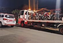 Operação Rolezinho fiscaliza 47 motos, aplica 28 multas e recolhe 12 veículos em Leme, SP