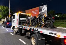 Operação Rolezinho 100 Dias autua motocicletas e intensifica fiscalização em Leme, SP