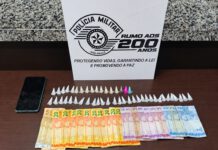 Adolescente é apreendida com 47 eppendorfs de cocaína em bar de Leme, SP