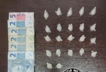 Polícia Militar apreende adolescente com 22 porções de cocaína durante operação contra o tráfico em Leme, SP